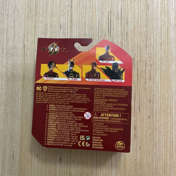 NEW! Spin Master DC The Flash Movie BATMAN 1st Ed.  4” Action Figure - Picture 2 of 2